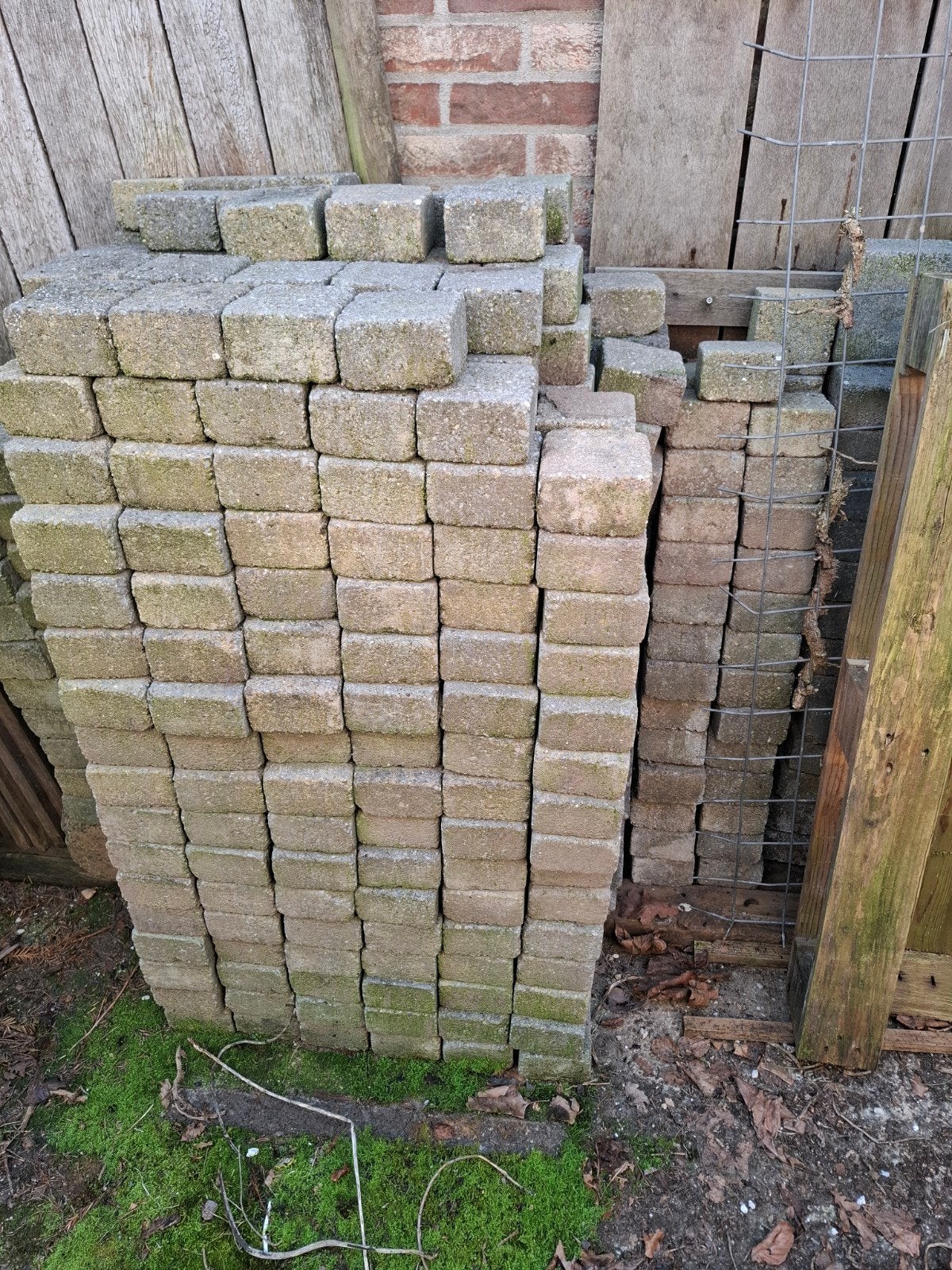 Kasseien 10x10 cm - Gebruikt, Ophalen, Gebruikt, Klinkers, 10 m² of meer