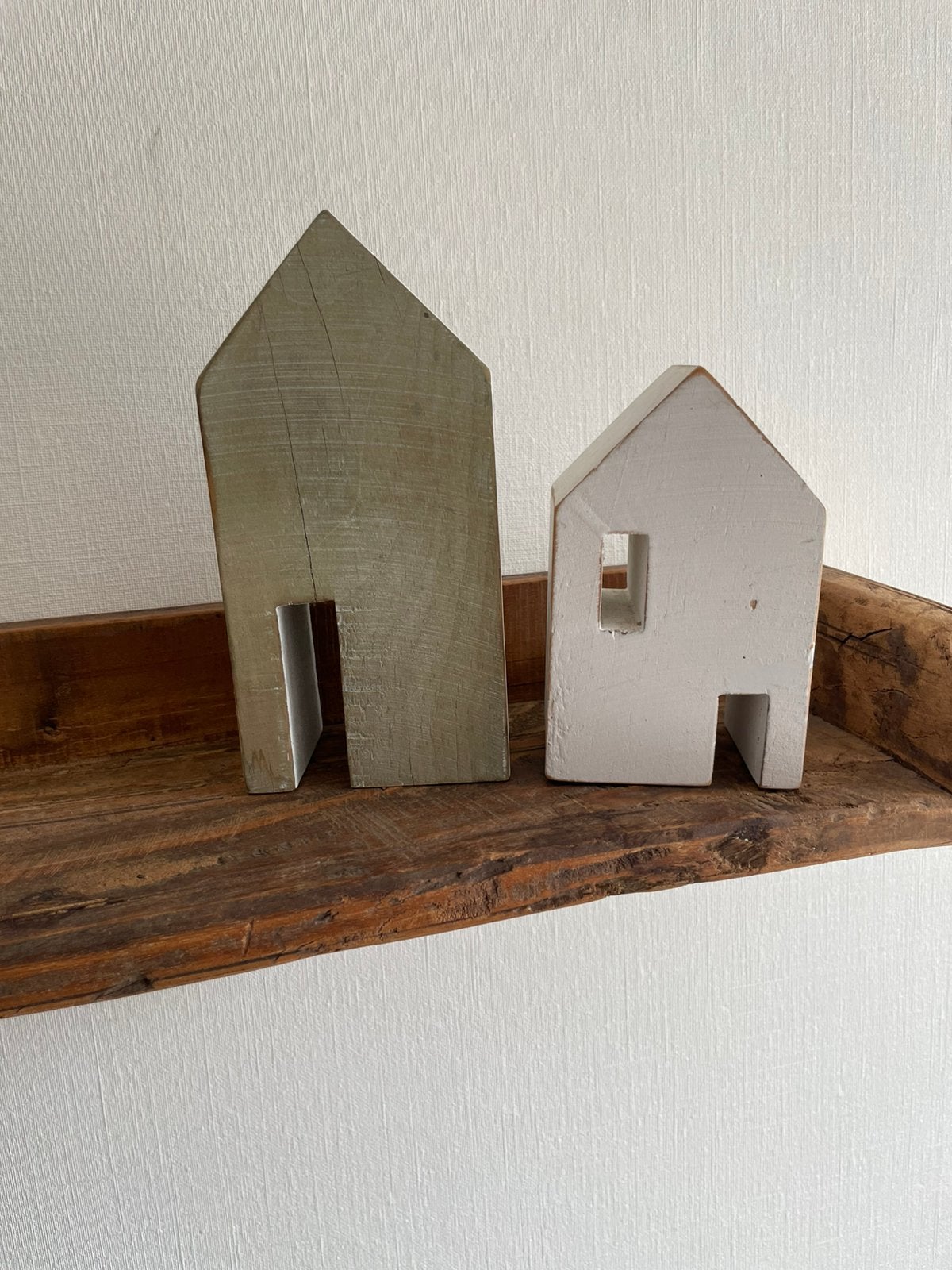 Houten huisjes, Ophalen of Verzenden, Zo goed als nieuw