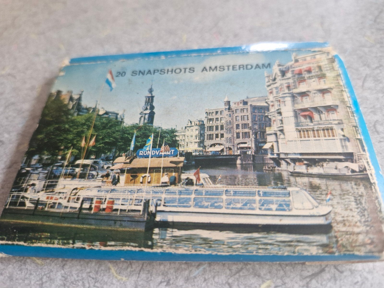 Vintage Ansichtkaartenboekje Amsterdam - 20 Snapshots, Ophalen of Verzenden