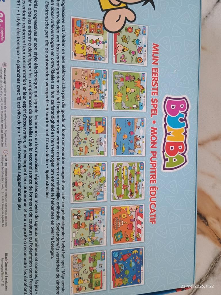 Bumba Educatief Spel Clementoni met Lichtgevende Pen, Ophalen