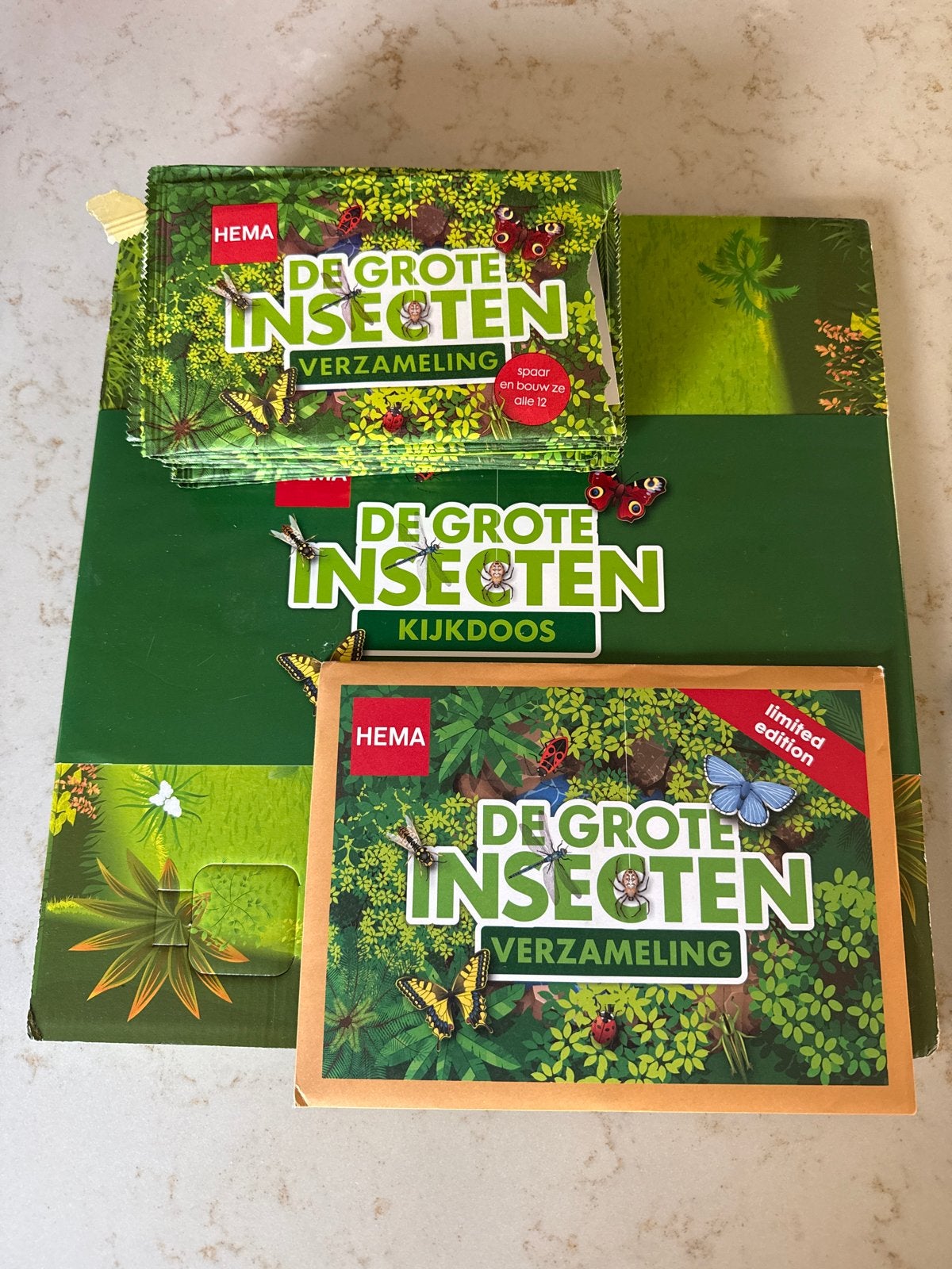 Hema De Grote Insecten Verzameling - 22 Ongebruikte Zakjes, Ophalen of Verzenden, Nieuw, Overige typen