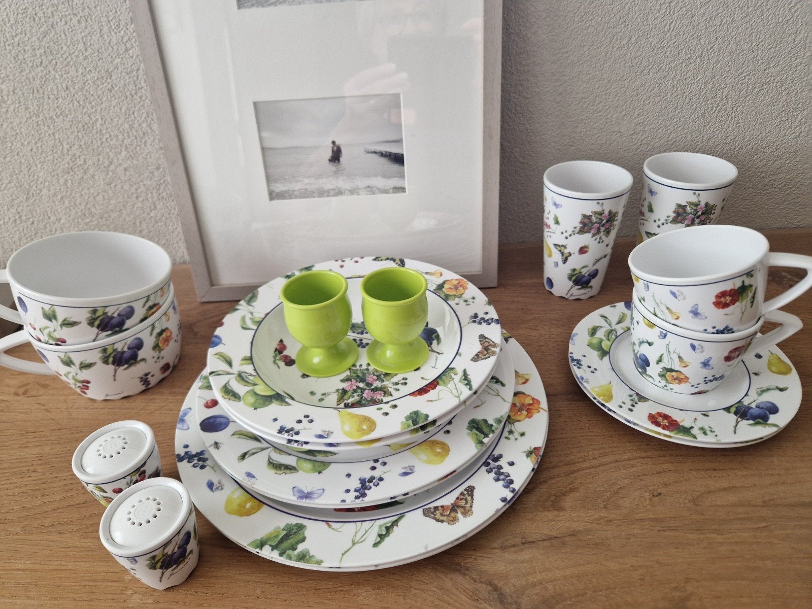 mepal servies Janneke Brinkman fruit&flowers 2pers, Ophalen of Verzenden