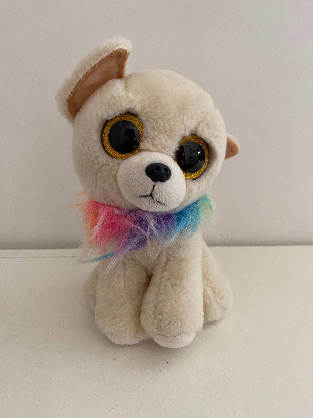 Ty knuffel hond 15 cm, Ophalen, Hond, Zo goed als nieuw, Klein (minder dan 20 cm)