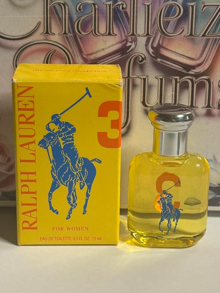 Ralph Lauren - big pony 3 miniature 15ml edt, Verzamelen, Ophalen of Verzenden, Nieuw, Miniatuur, Gevuld