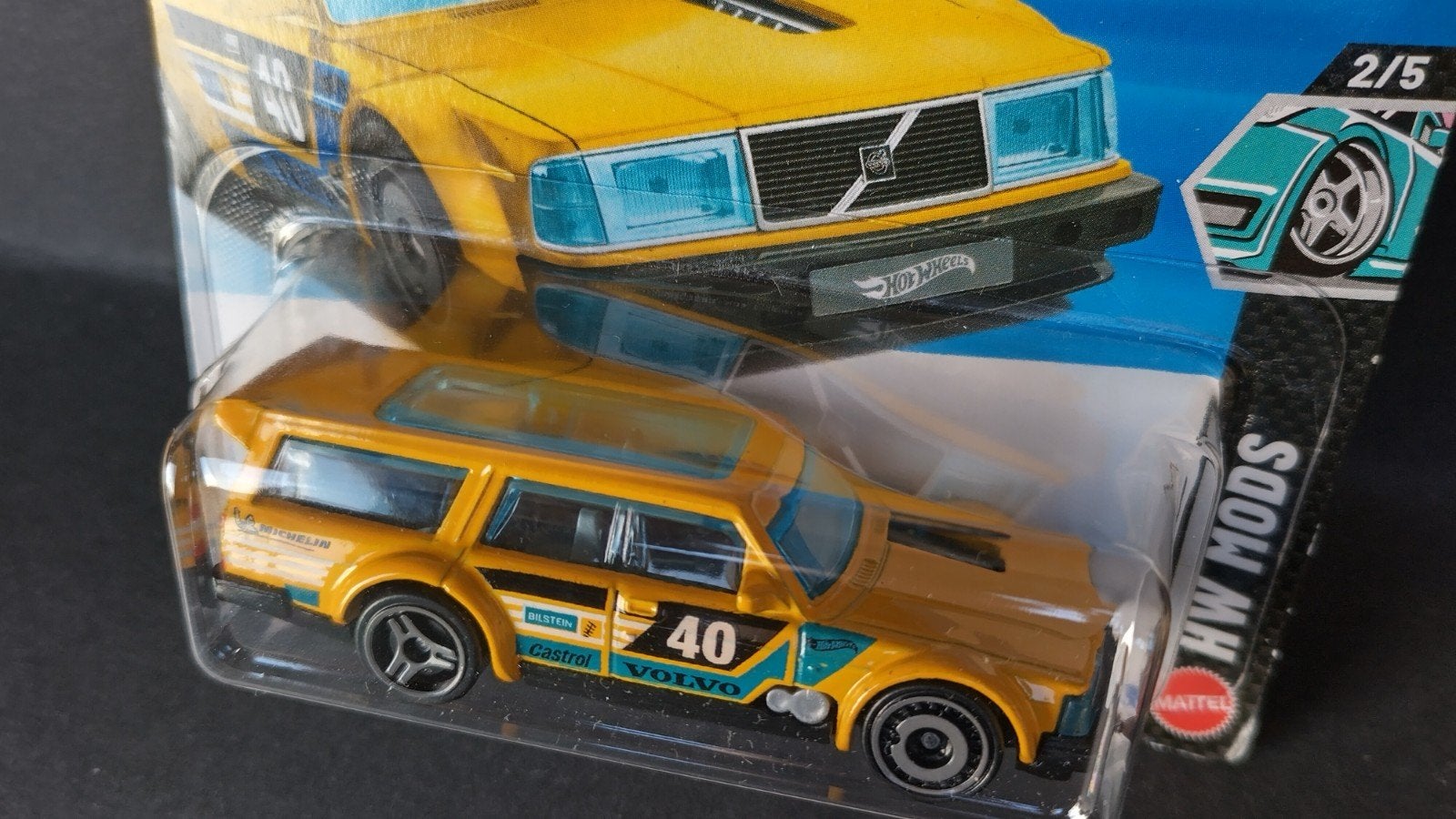 Volvo 240 Drift Wagon yellow 1:64 Hotwheels Pol, Auto, ., Nieuw, Ophalen of Verzenden