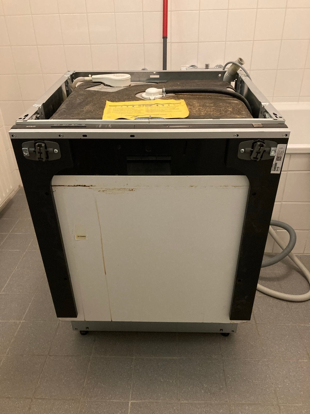 Defect ATAG Vaatwasser Inbouw, Ophalen, Gebruikt, 60 cm of meer, Eco programma