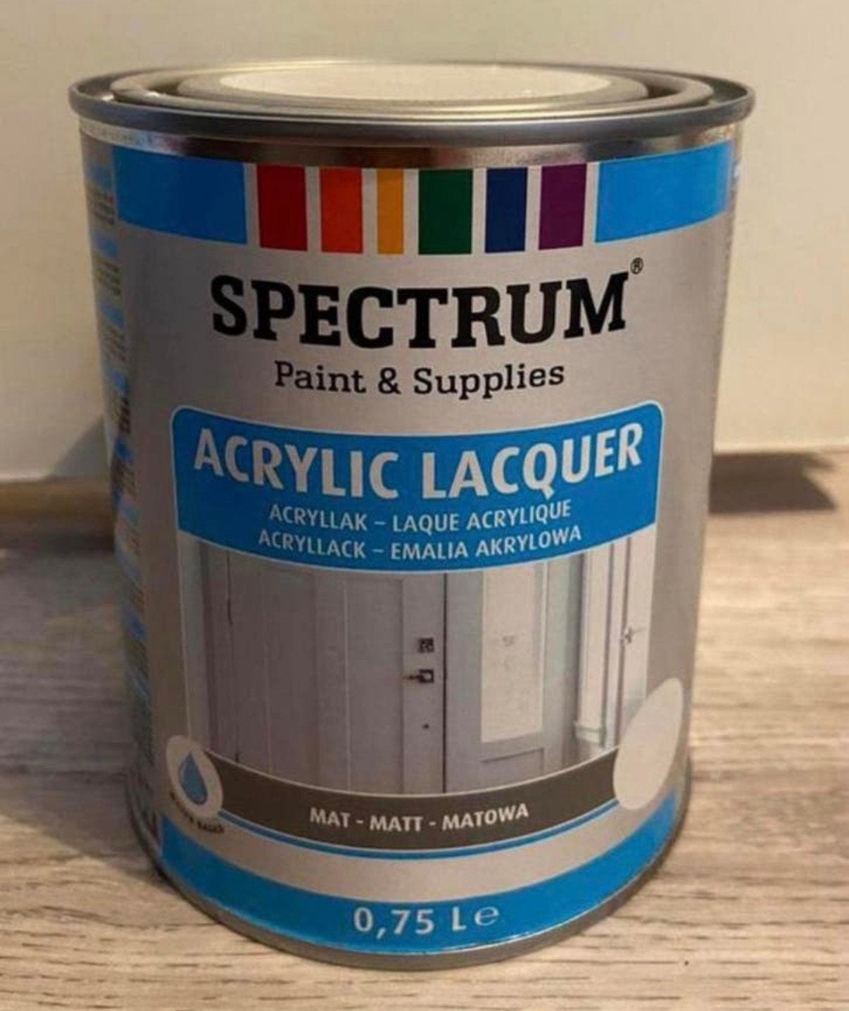 Verf Spectrum acrylic wit, Ophalen of Verzenden, Zo goed als nieuw, Wit