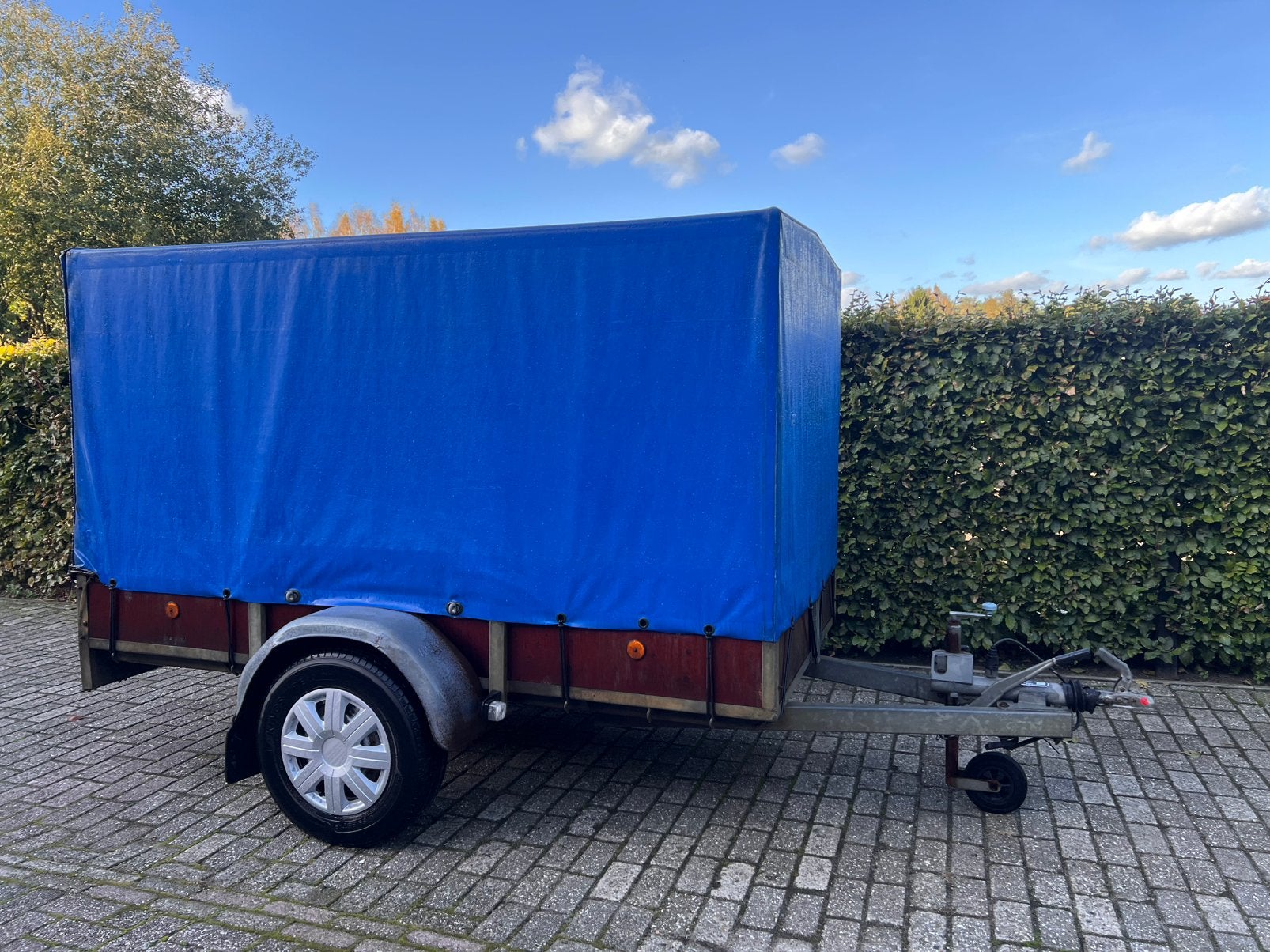 Mooie huif aanhangwagen! 250x130x140, Ophalen, Gebruikt