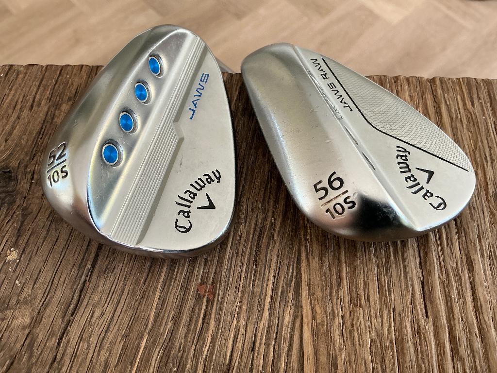 Callaway Jaws Wedges 52 en 56 graden, Ophalen of Verzenden, Zo goed als nieuw, Club, Callaway