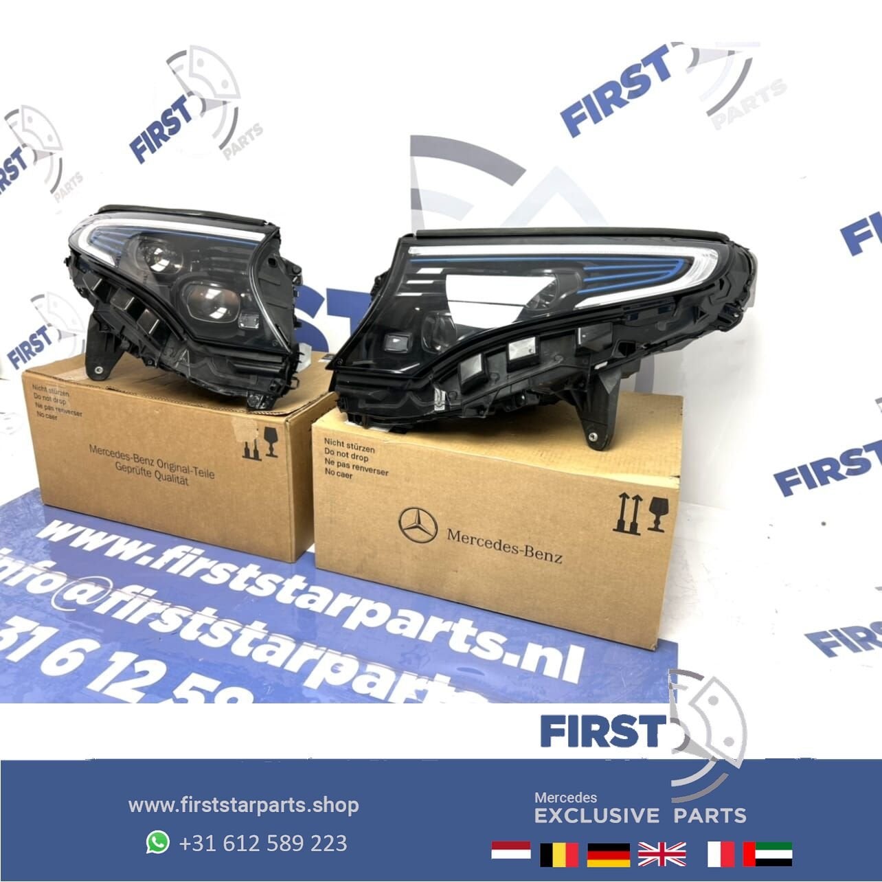 A2939067500 N293 W293 EQC klasse LED koplamp LINKS COMPLEET