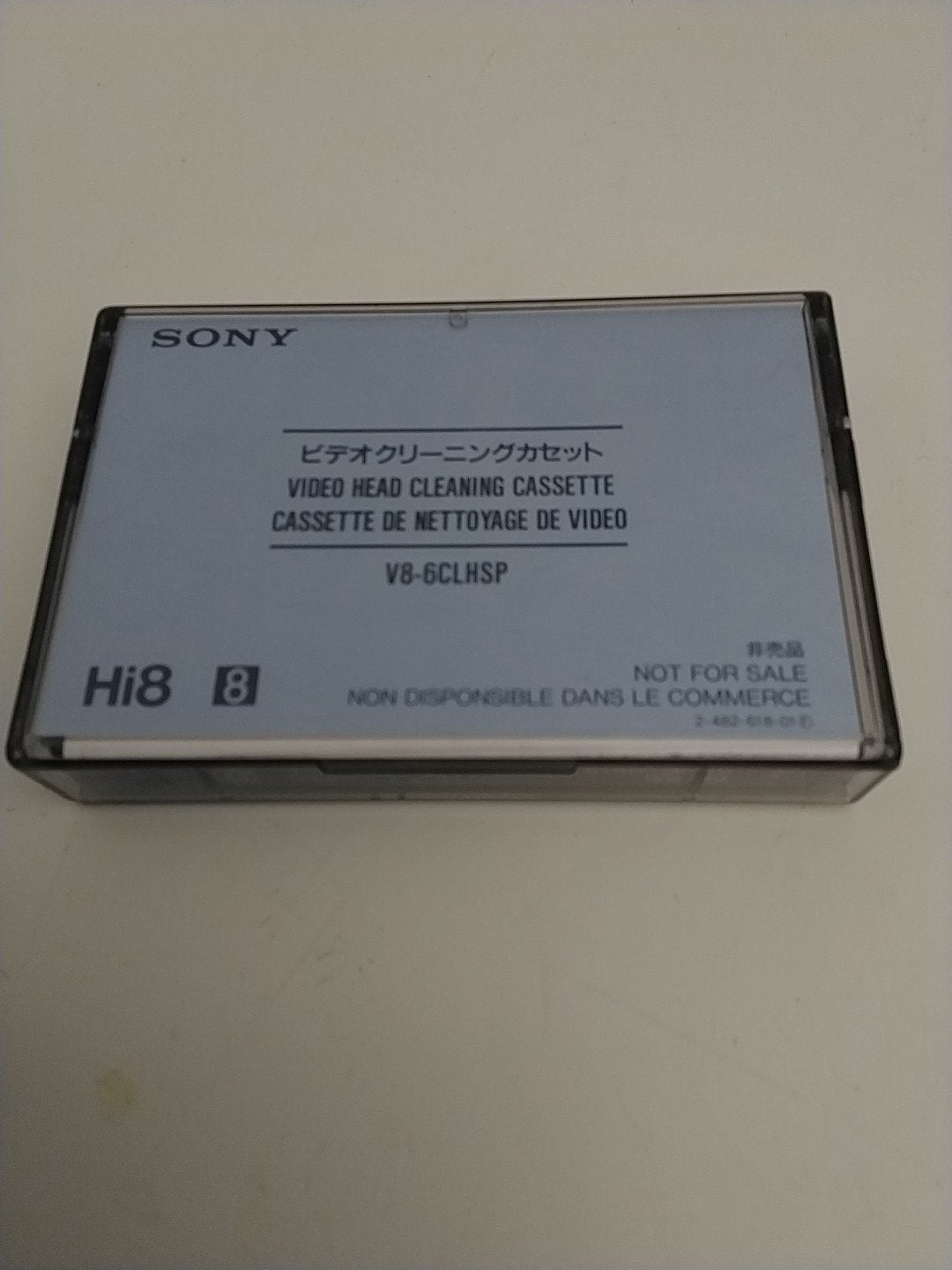 Sony Hi8 Video Head Cleaning Cassette V8-6CLHSP, Audio, Tv en Foto, Videospelers, Ophalen of Verzenden, Gebruikt, Videoband