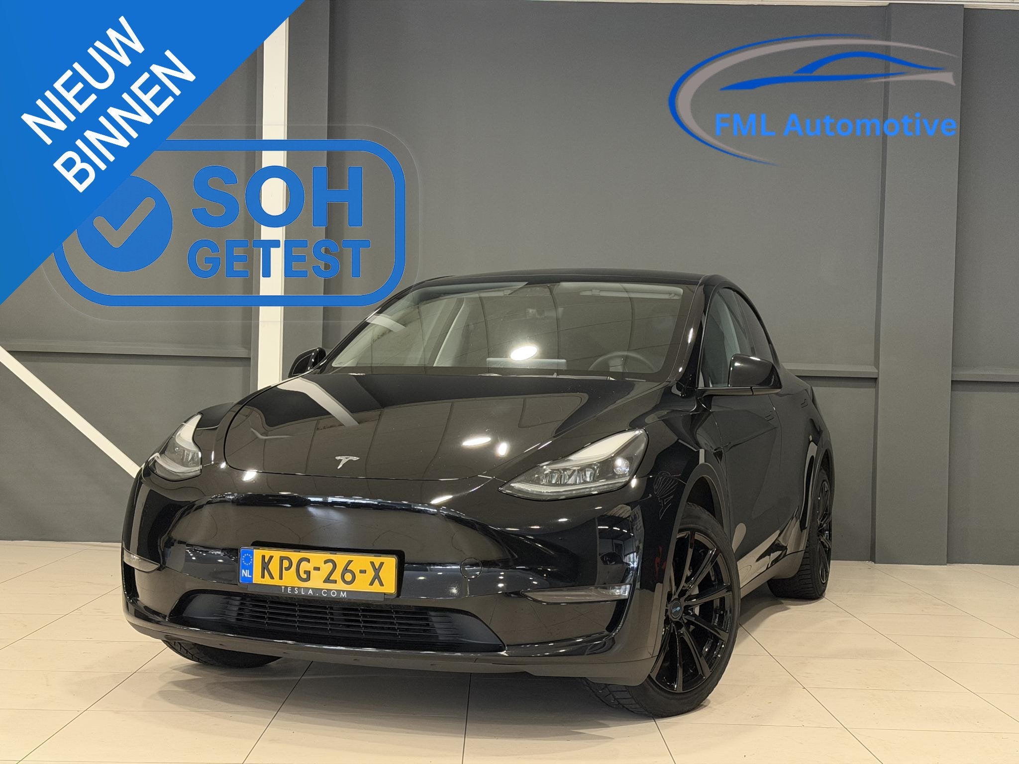 Tesla Model Y Long Range AWD 75 kWh | SOH 92% | Autopilot |, Auto's, Automaat, Stof, Gebruikt, 495 min