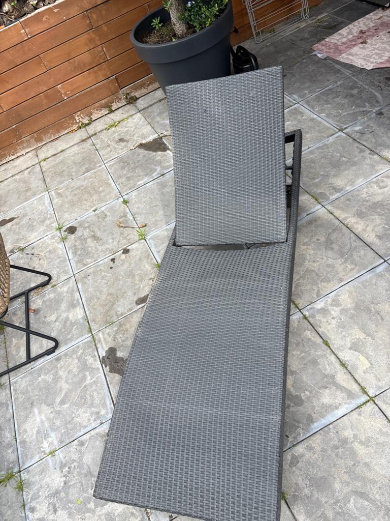 loungebed voor buiten - Verstelbaar, Tuin en Terras, Ligbedden, Wicker, Verstelbaar, Ophalen