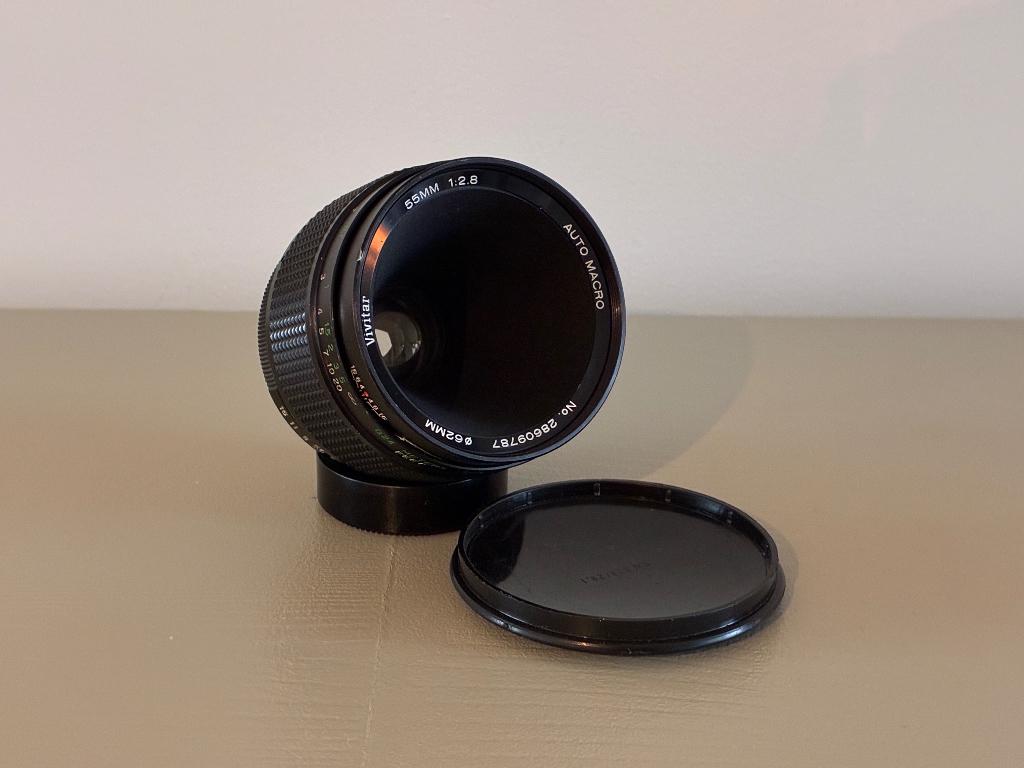 Vivitar 50mm auto macro m42, Ophalen, Gebruikt, Macrolens