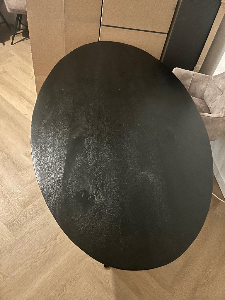 Eettafel en stoelen, Ophalen, 50 tot 100 cm, Zo goed als nieuw, 150 tot 200 cm