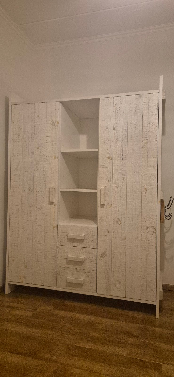 Bed 180x90...kast hoogte 2m breed 1,40, Ophalen of Verzenden, Zo goed als nieuw, 25 tot 50 cm, Minder dan 100 cm