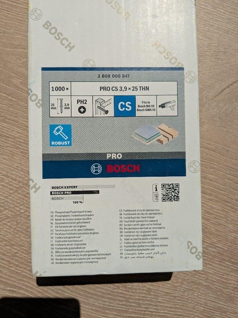 Gipsplaatschroeven op band, hout & metal stud Bosch, Festool, Ophalen, Nieuw, Minder dan 50 mm, Schroeven