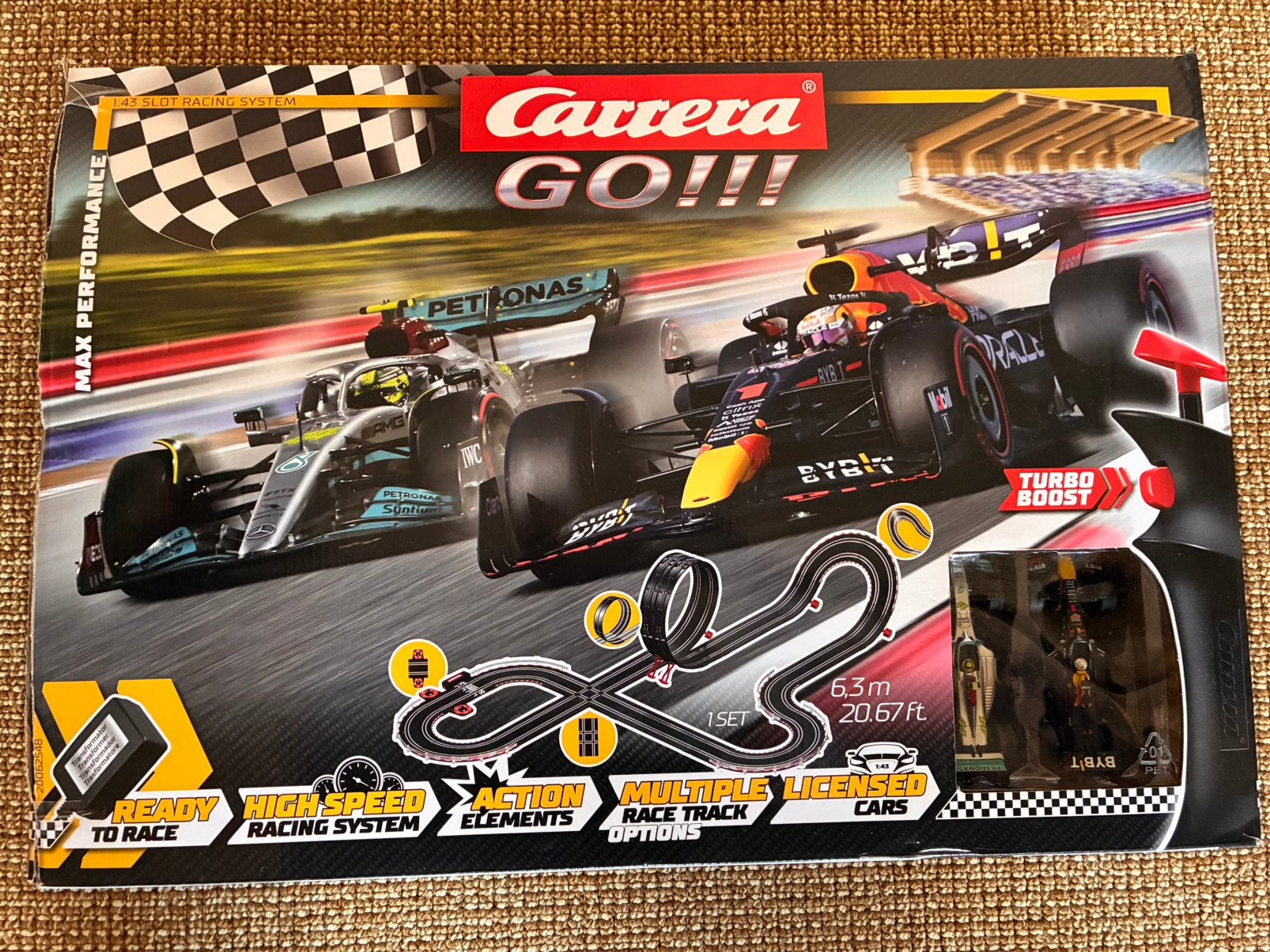 Carrera go max performance racebaan, Ophalen, Gebruikt, Elektrisch, Carrera