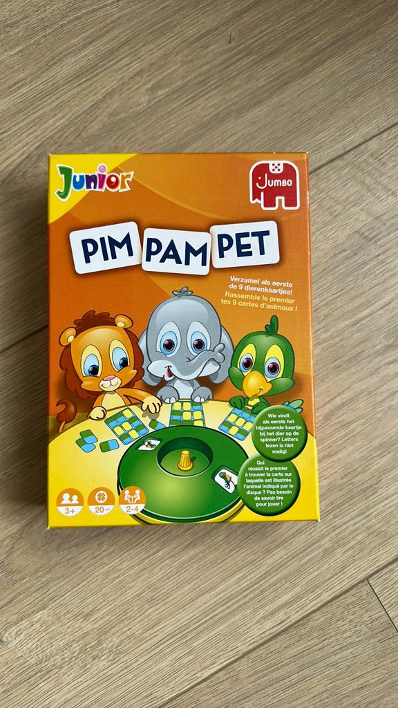Pim pam pet junior, Ophalen, Zo goed als nieuw