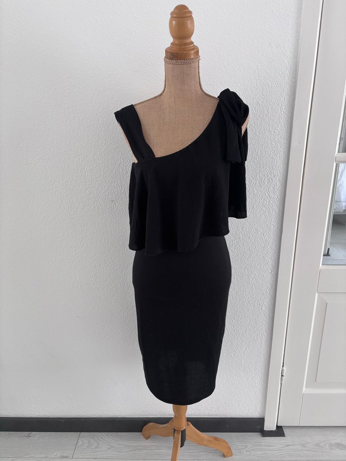 Lost Ink Zwarte Jurk Maat S, Kleding | Dames, Zwart, Ophalen of Verzenden, Knielengte, Maat 36 (S)