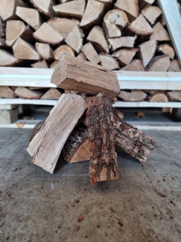 openhaardhout EIKEN in pallet/bigbag/los/netzak,ovengedroogd, 6 m³ of meer, Ophalen of Verzenden, Eikenhout, Blokken