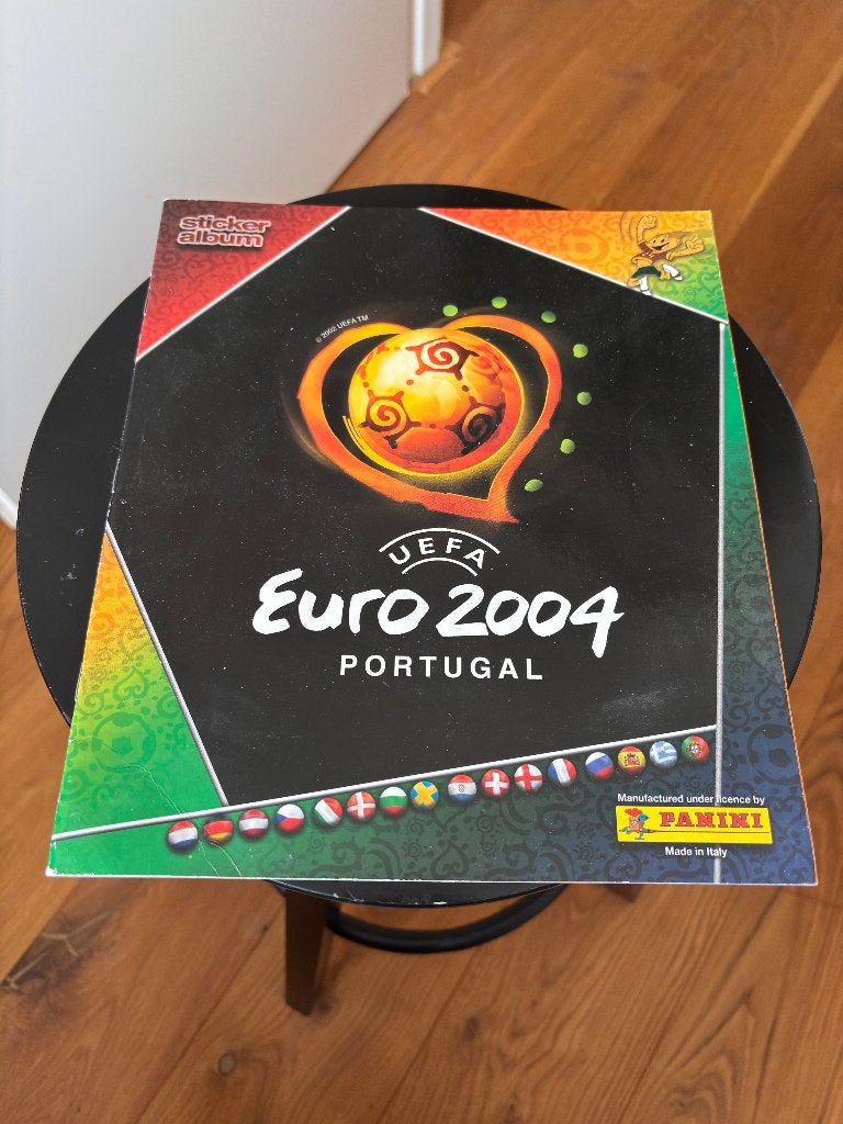 Panini Euro 2004: leeg album., Verzenden, Zo goed als nieuw, Meerdere stickers