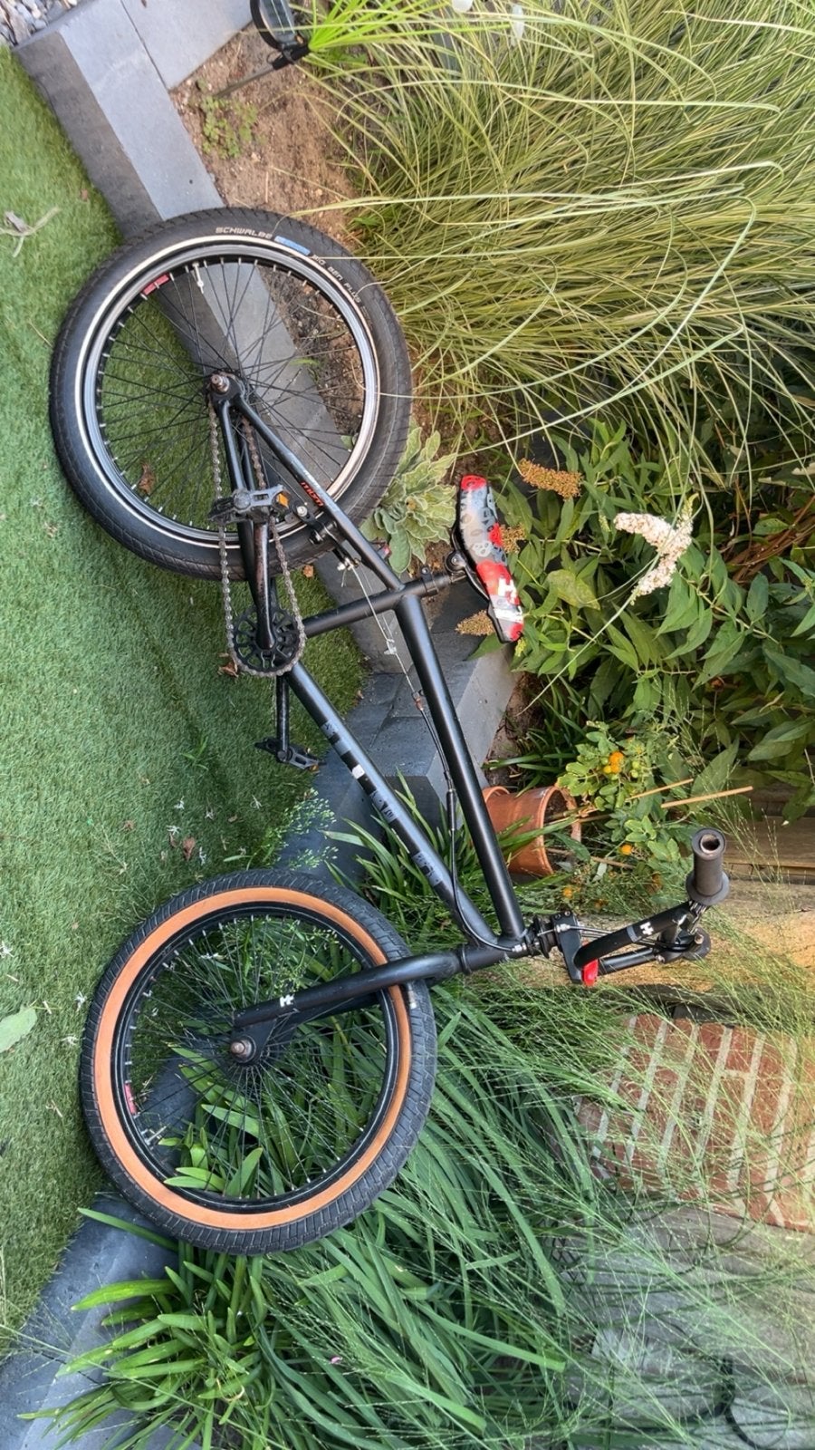 BMX stunt fiets, Fietsen en Brommers, Fietsen | Crossfietsen en BMX, Ophalen, Gebruikt, Staal, Velgrem