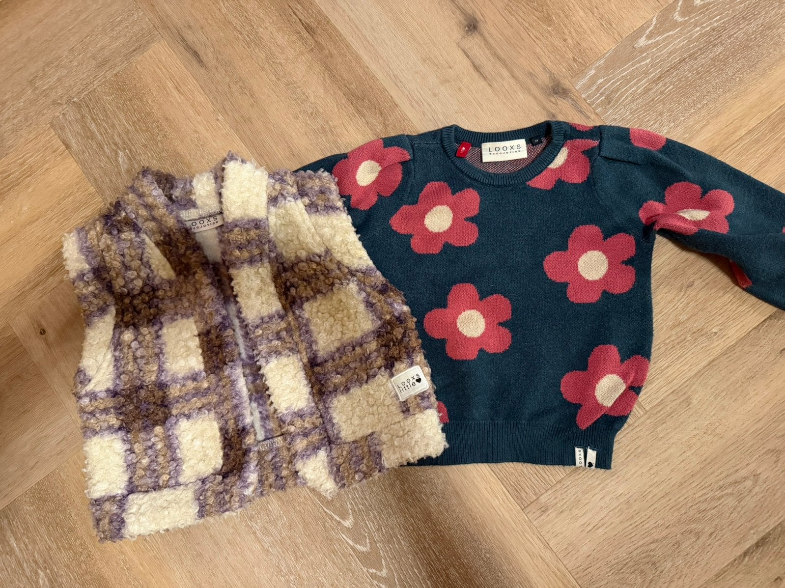 Looxs meisjes trui en gilet, Ophalen of Verzenden, Zo goed als nieuw, Meisje, Trui of Vest