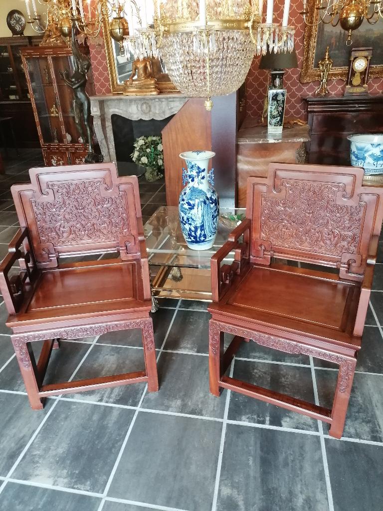 Chinese zetels Qianlong stijl Qing Dynasty, Ophalen