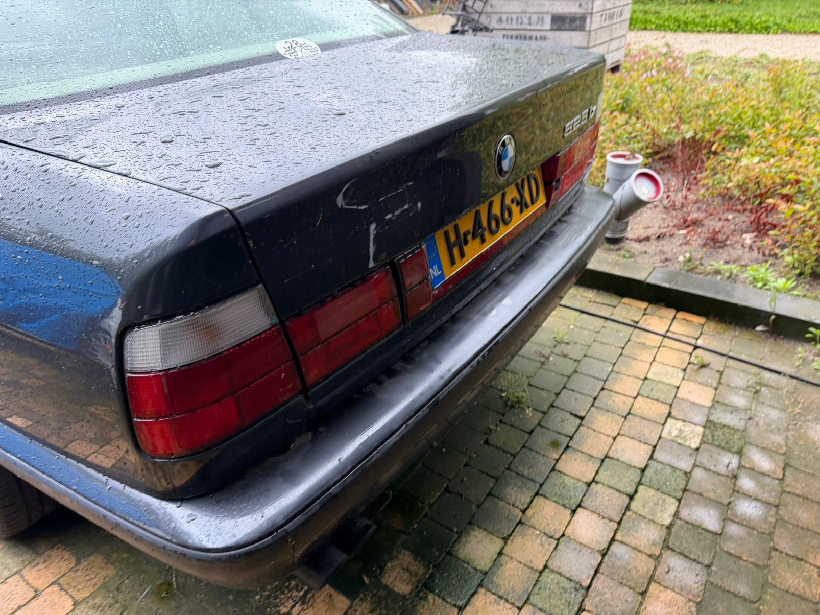 BMW 1992 Grijs 525ix automaat gerestaureerd , UNIEK AUTO !!, Beige, 192 pk, Leder, Vierwielaandrijving