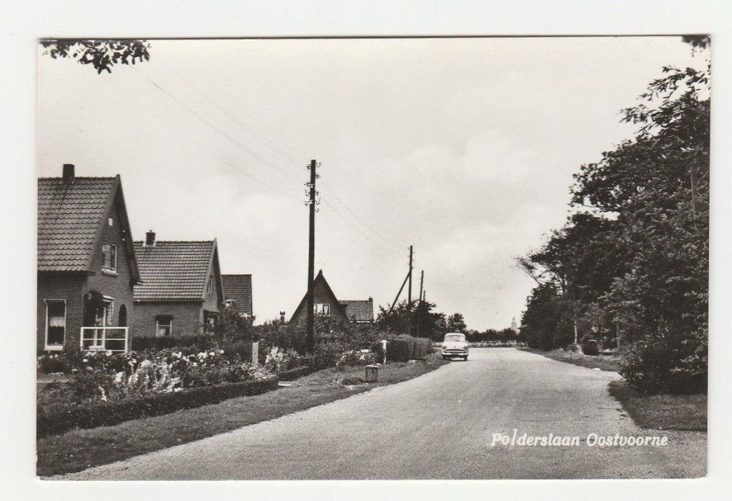 Oostvoorne - Polderslaan, Verzenden, 1960 tot 1980, Ongelopen, Zuid-Holland
