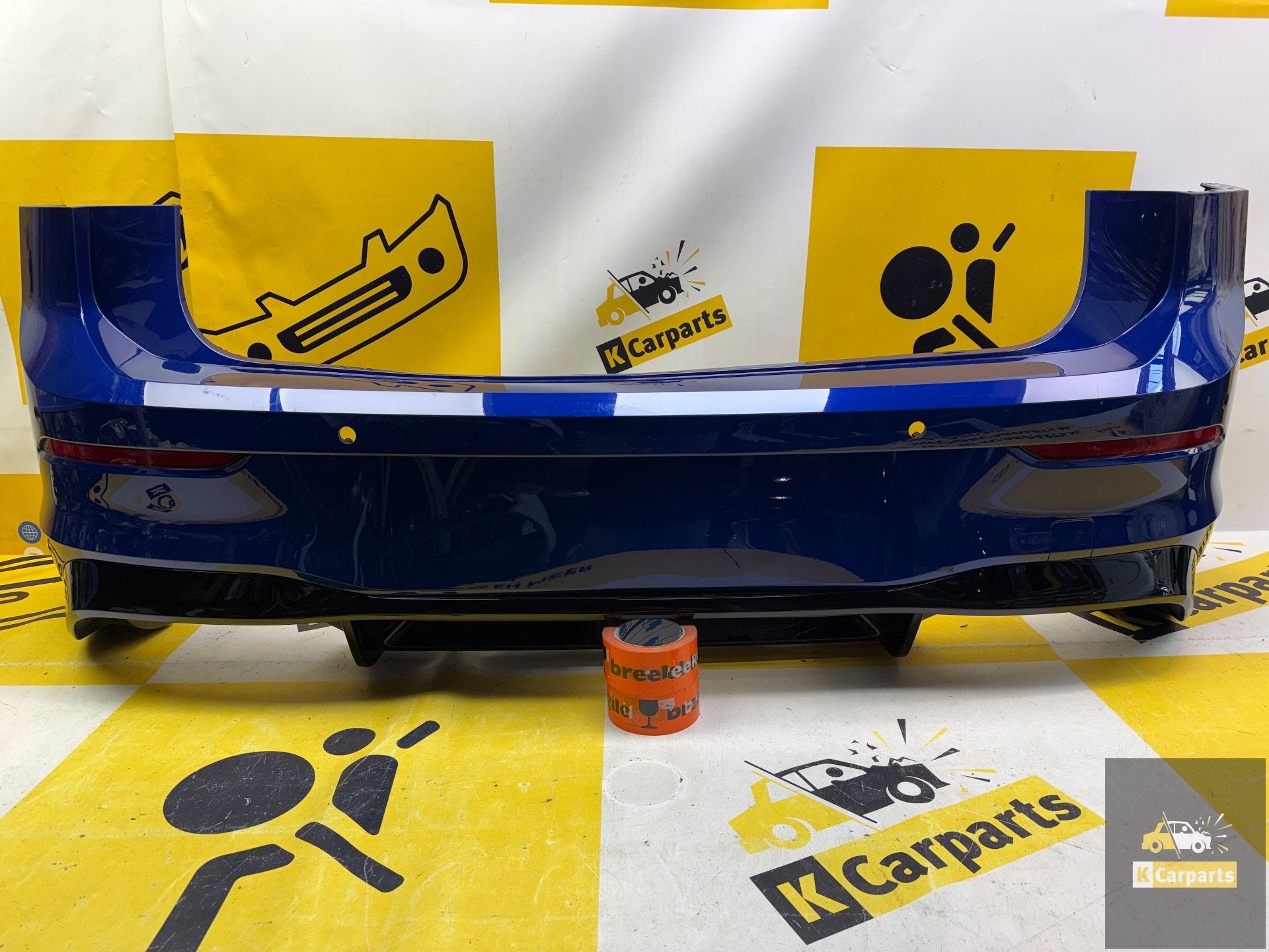 VW Golf 8 R VIII R R20 6XPDC Bumper 5H6807421E Achterbumper, Gebruikt, Volkswagen, Volkswagen AG, Achter