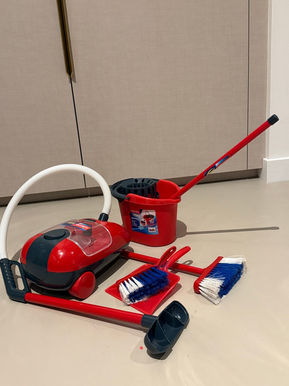 Vileda Junior Schoonmaak Set voor Kinderen, Ophalen of Verzenden, Zo goed als nieuw, Jongen of Meisje