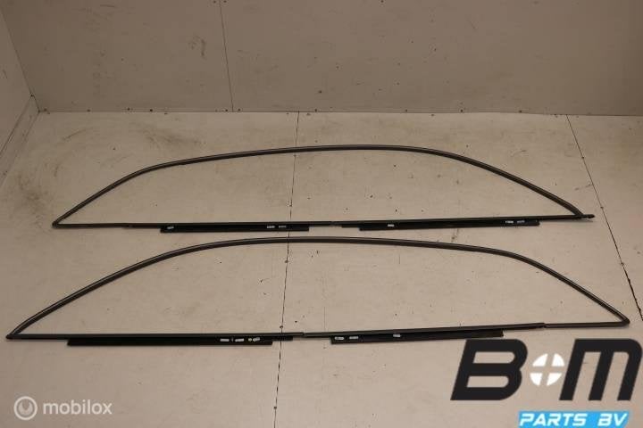 Titanium optiek pakket rond zijruiten Audi Q3 8U 8U0853703C, Gebruikt