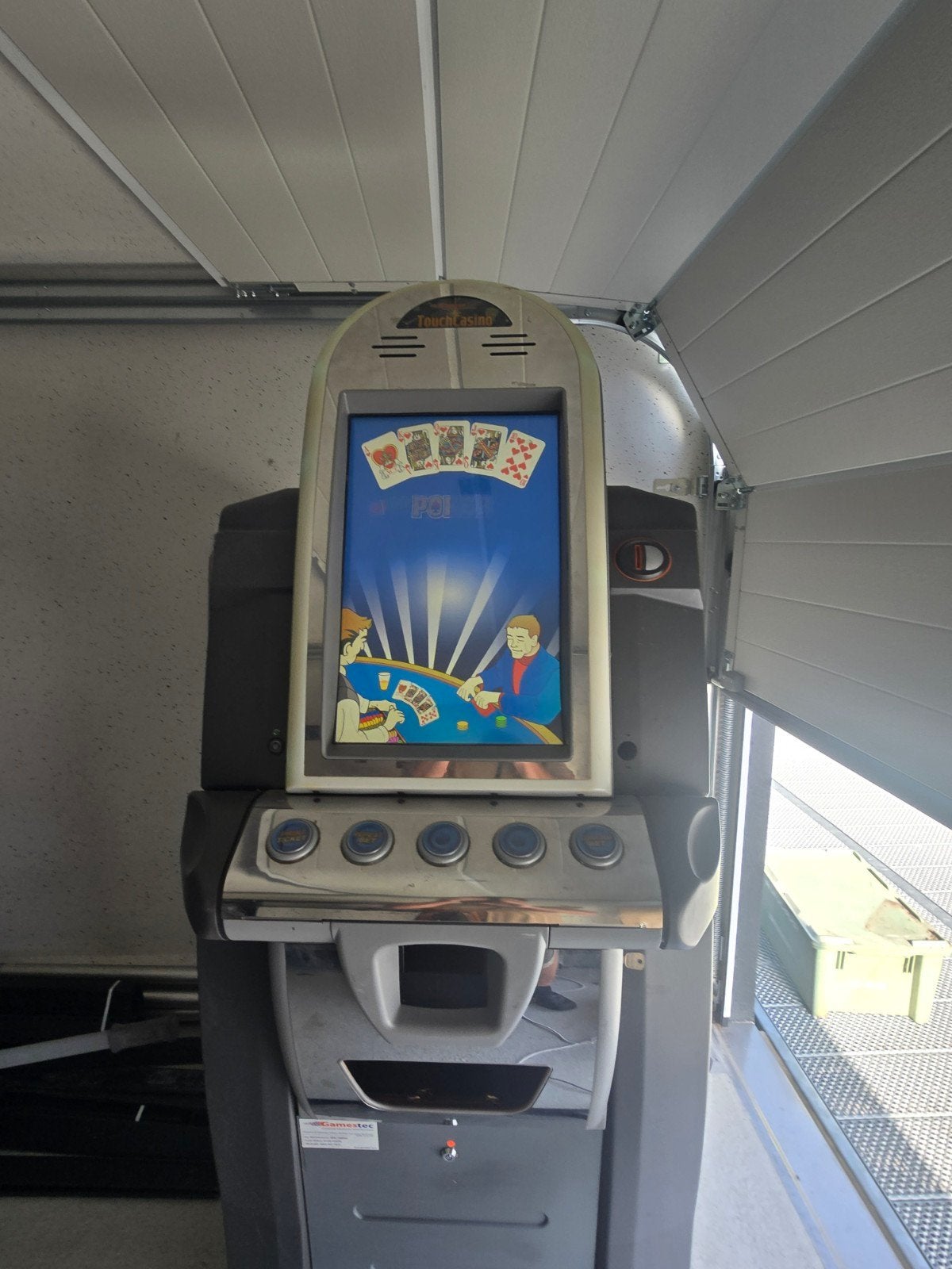 touch casino gokkast, Ophalen, Gebruikt