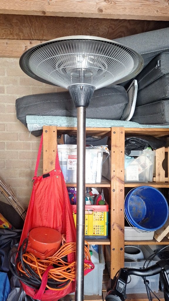Boretti Warmtelamp/Terrasverwarmer, Tuin en Terras, Ophalen, Gebruikt, Elektrisch, Vloer