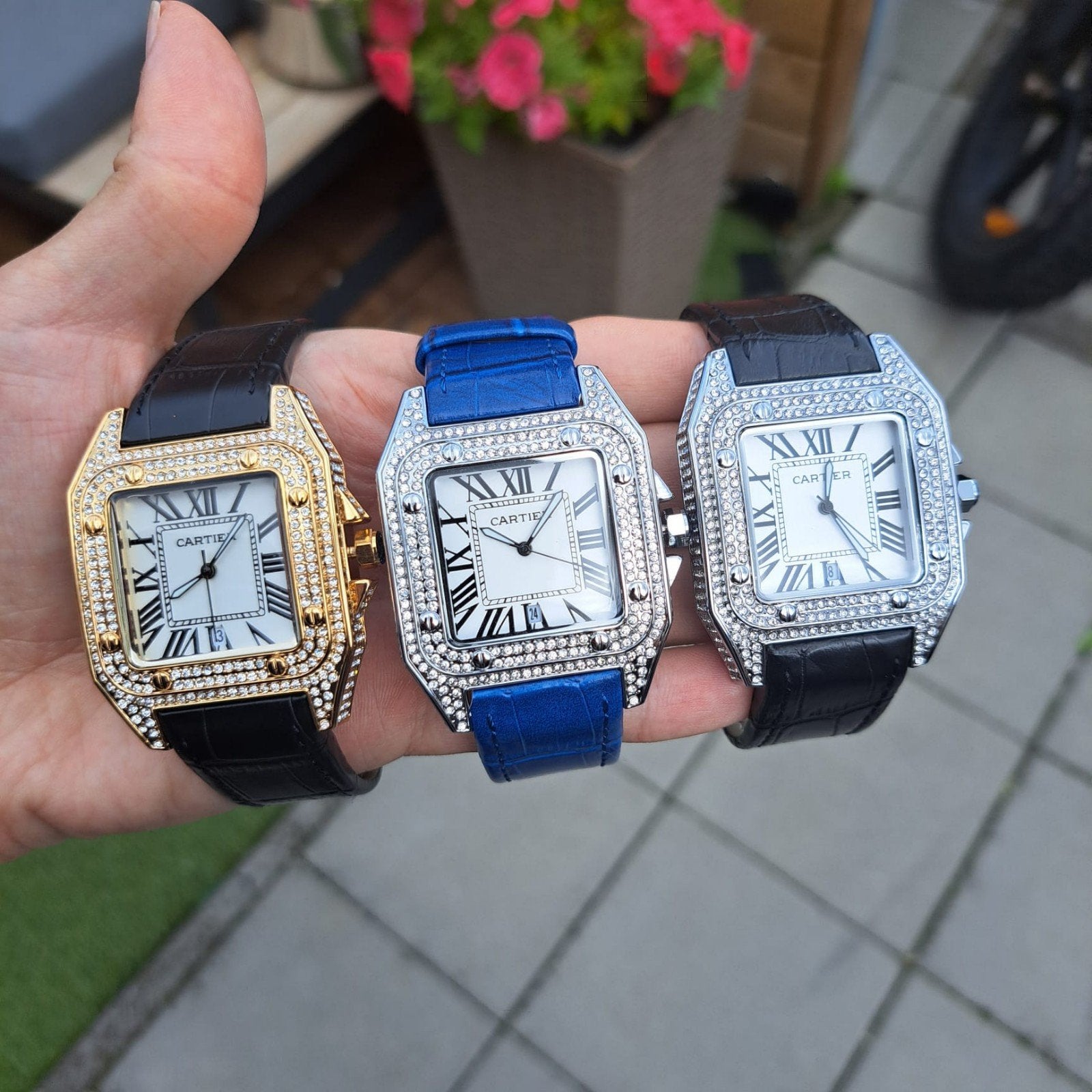 Cartier santos horloge nieuw, Ophalen of Verzenden, Nieuw, Jongen of Meisje