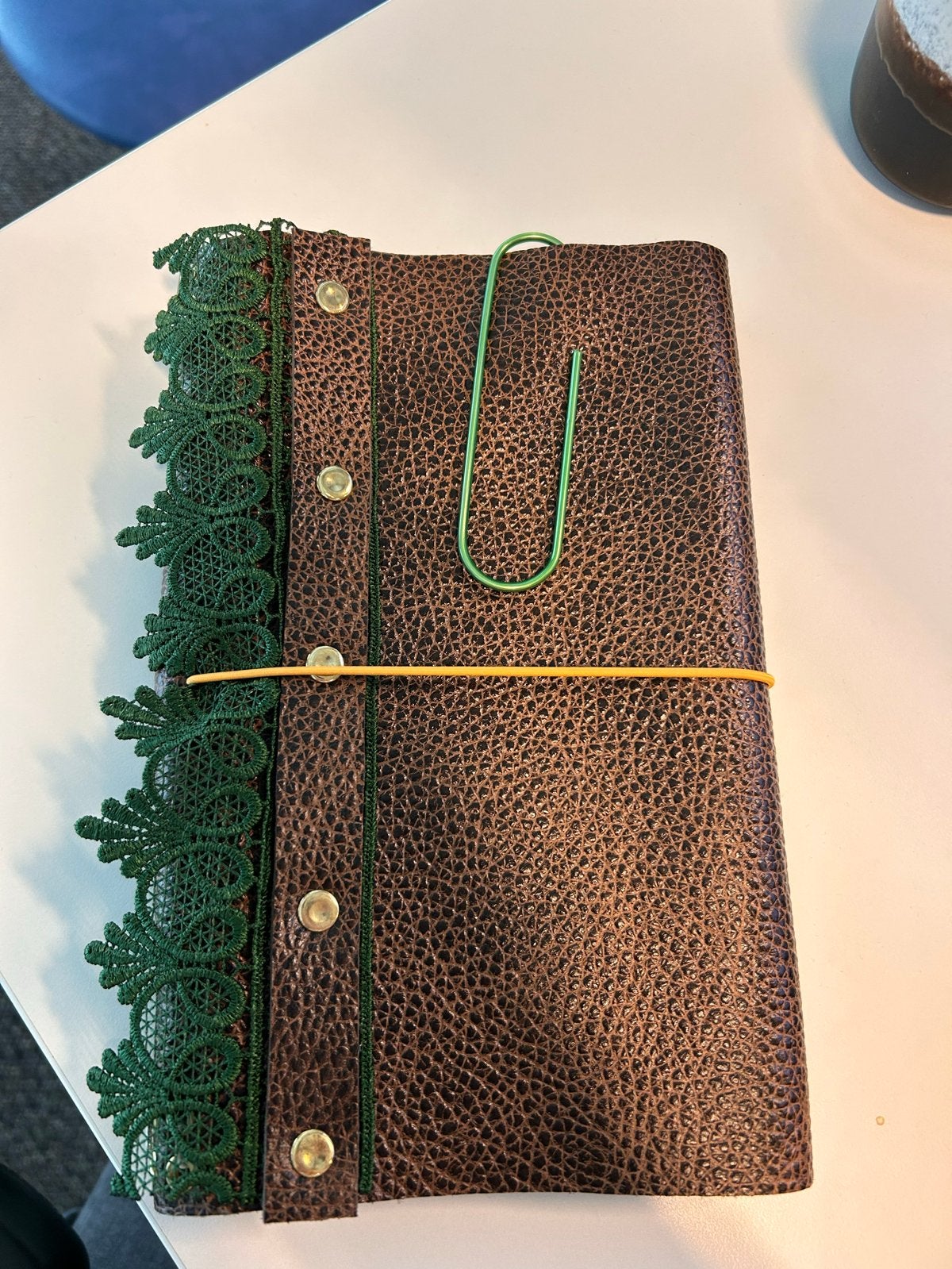 A5 leren journal cover, louise carmen stijl, Ophalen of Verzenden, Nieuw