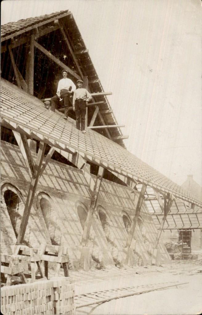 Gouderak - Fotokaart - Veldoven Steen Fabriek - ZELDZAAM, Verzamelen, Ansichtkaarten | Nederland, Ophalen of Verzenden, Voor 1920