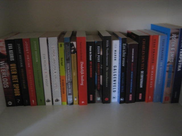 DIVERSE NEDERLANDSE THRILLERS        3 voor 5,00 euro!!, Ophalen of Verzenden, Zo goed als nieuw, Nederland