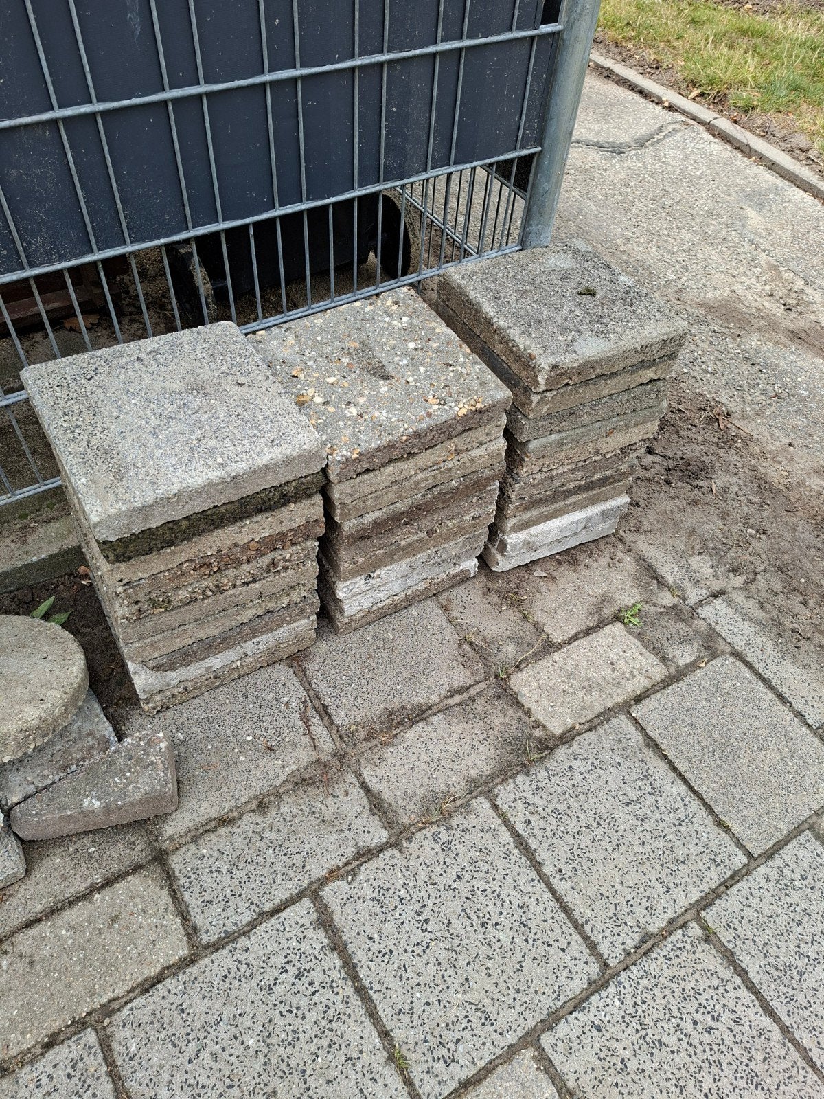 stoep tegels 30x30, Ophalen, Gebruikt, Beton, Terrastegels