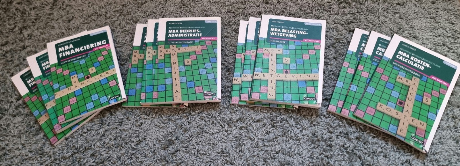 Convoy MBA; Compleet boekenpakket als NIEUW!, Boeken, Zo goed als nieuw, Maud Faber, Annemieke Lammers, Henny Krom, Kees Jacobs