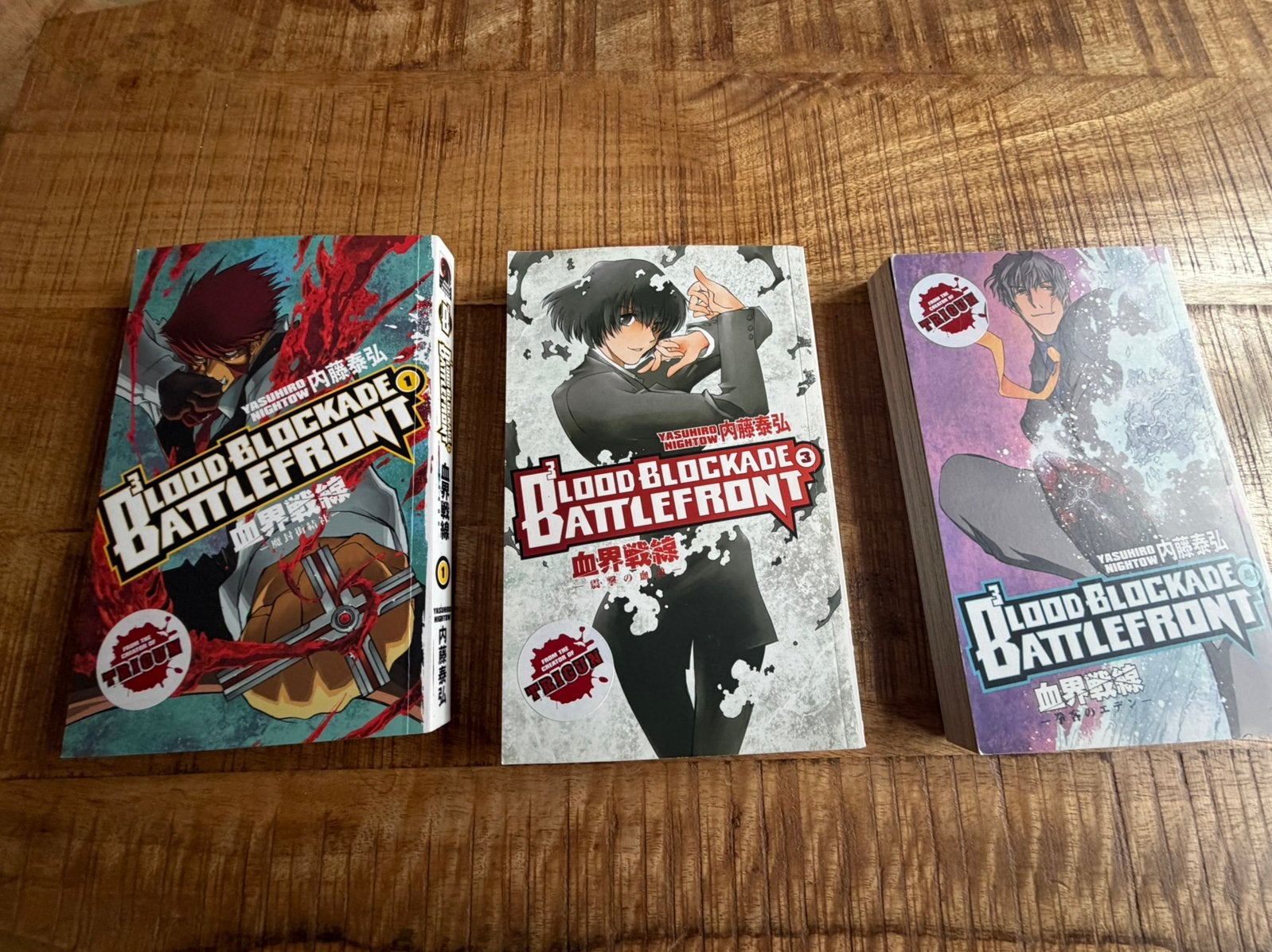 Blood Blockade Battlefront manga, Meerdere comics, Ophalen of Verzenden, Zo goed als nieuw, Japan (Manga)