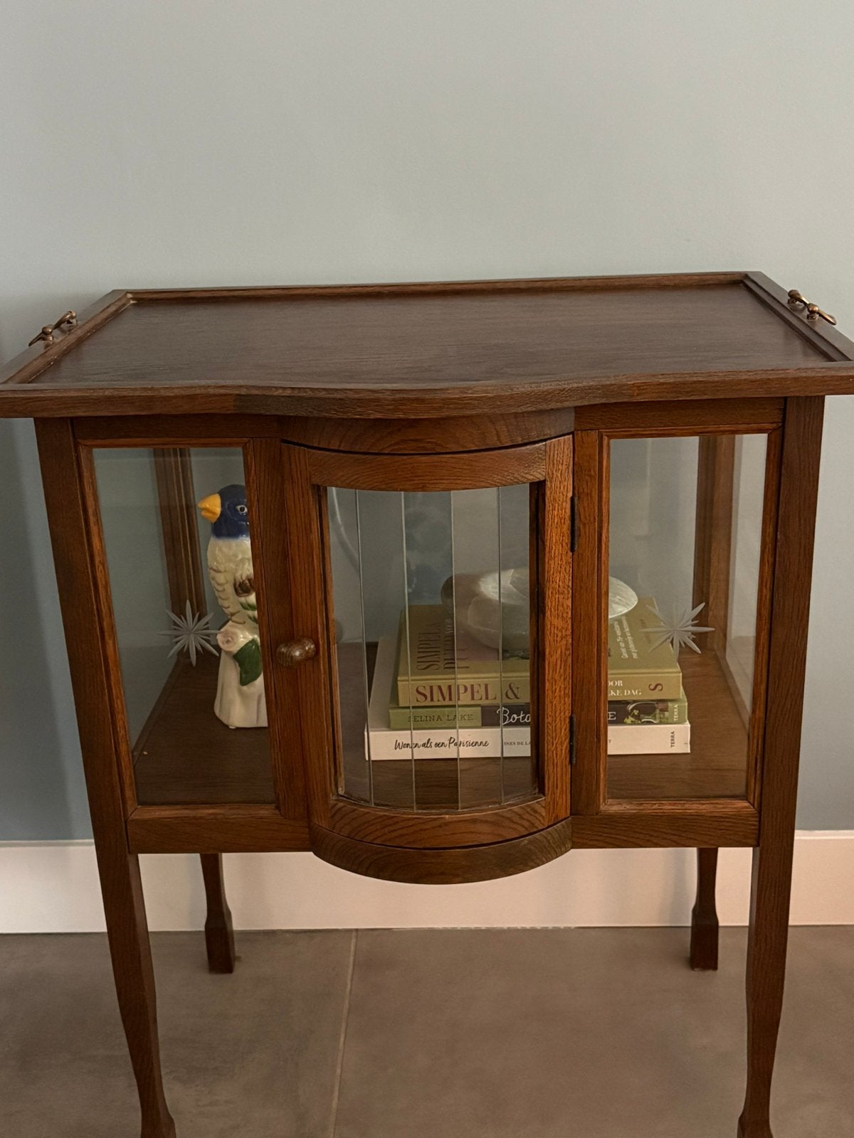 Prachtig theekastje, Huis en Inrichting, Glas, Minder dan 100 cm, 25 tot 50 cm, 50 tot 100 cm