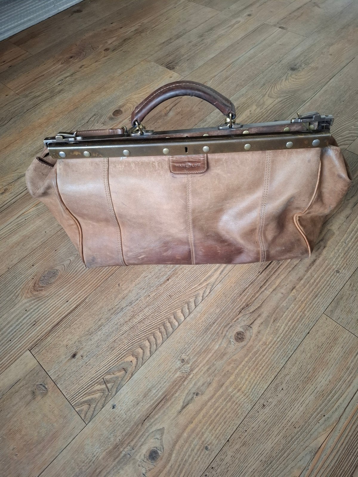 Vintage Leren Dokterstas / Reistas van Harold's, Sieraden, Tassen en Uiterlijk, Ophalen
