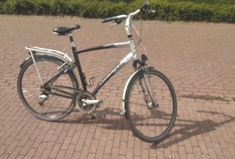 Giant Comfortfiets met 27 versnellingen en vering, Fietsen en Brommers, 28 inch, Gebruikt, Vering, Velgrem