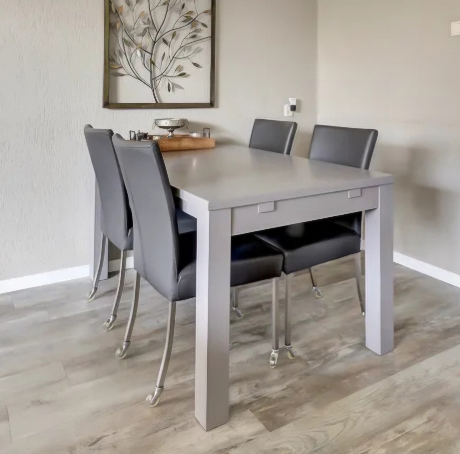 Nette eikenhouten eettafel (uitschuifbaar), Ophalen, Eikenhout, 50 tot 100 cm, Zo goed als nieuw