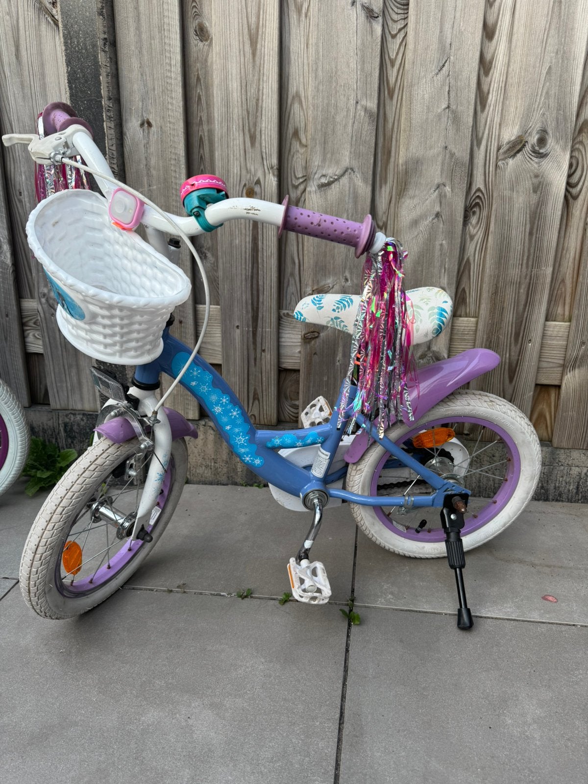 Frozen kinderfiets 14 inch, Ophalen, Zo goed als nieuw, Minder dan 16 inch