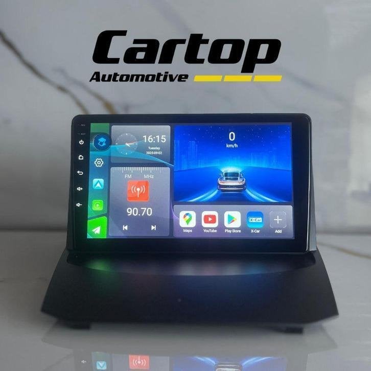 Ford Fiesta 2009-2012 Autoradio • CarPlay Android Auto, Auto diversen, Meridiaan 42, Zo goed als nieuw, Info@cartop-automotive.nl