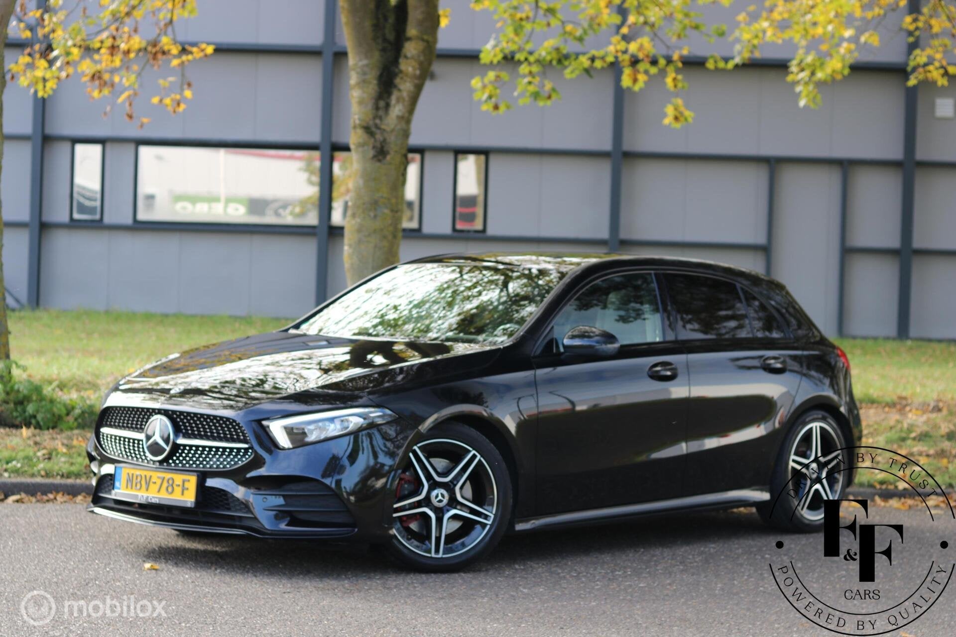 Mercedes-Benz A 220 AMG Line|Pano|Night|Camera|Carplay, Auto's, Gebruikt, Zwart, Alcantara, Zwart